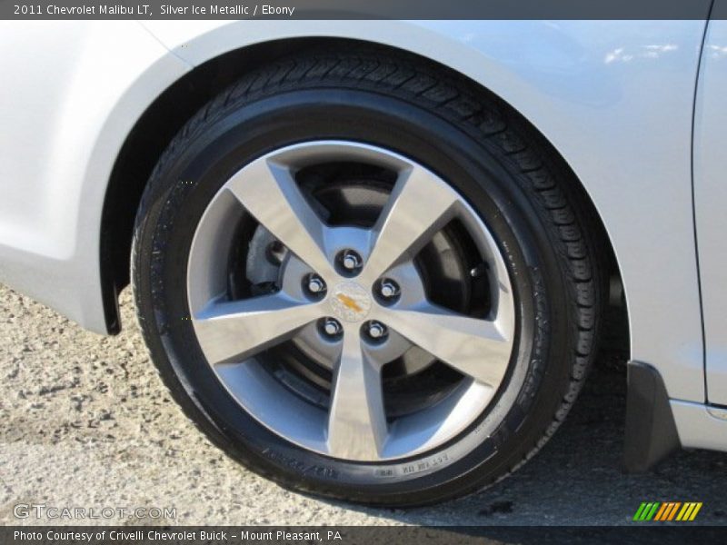 Silver Ice Metallic / Ebony 2011 Chevrolet Malibu LT