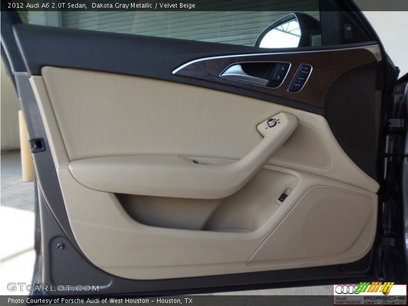 Dakota Gray Metallic / Velvet Beige 2012 Audi A6 2.0T Sedan