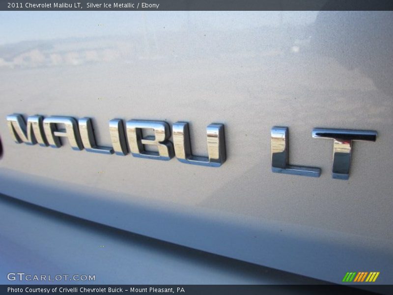 Silver Ice Metallic / Ebony 2011 Chevrolet Malibu LT