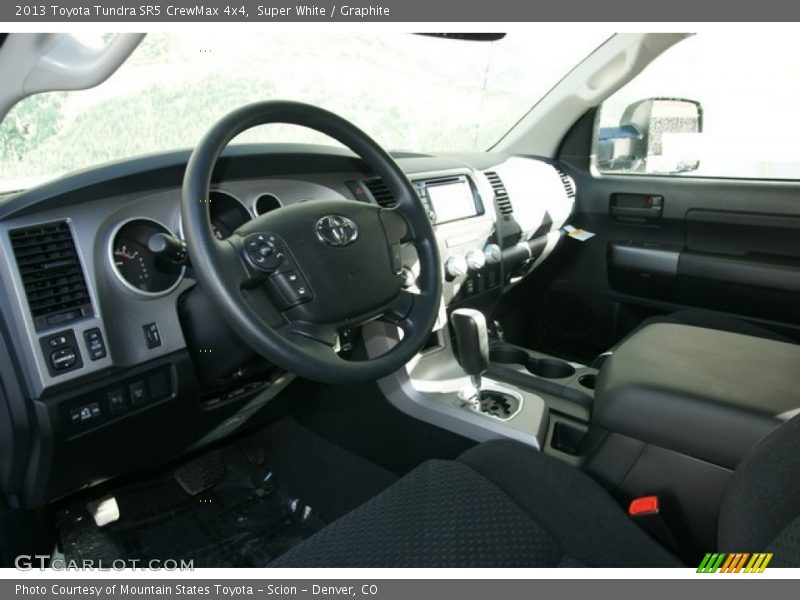 Super White / Graphite 2013 Toyota Tundra SR5 CrewMax 4x4