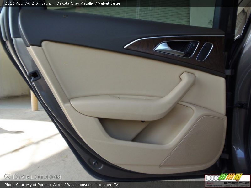 Dakota Gray Metallic / Velvet Beige 2012 Audi A6 2.0T Sedan