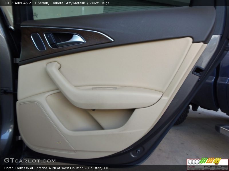 Dakota Gray Metallic / Velvet Beige 2012 Audi A6 2.0T Sedan