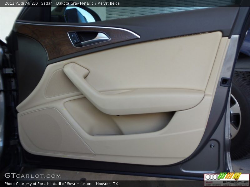 Dakota Gray Metallic / Velvet Beige 2012 Audi A6 2.0T Sedan