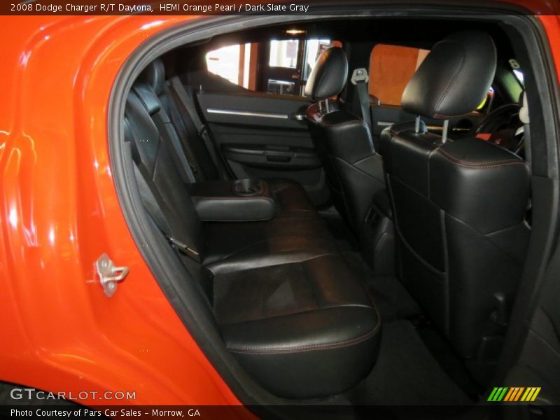 HEMI Orange Pearl / Dark Slate Gray 2008 Dodge Charger R/T Daytona