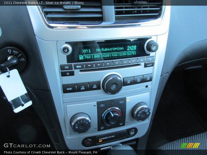 Silver Ice Metallic / Ebony 2011 Chevrolet Malibu LT