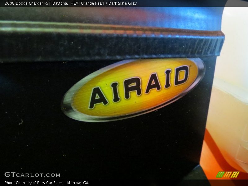 HEMI Orange Pearl / Dark Slate Gray 2008 Dodge Charger R/T Daytona