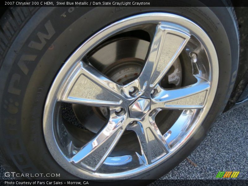 Steel Blue Metallic / Dark Slate Gray/Light Graystone 2007 Chrysler 300 C HEMI