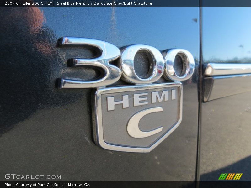 Steel Blue Metallic / Dark Slate Gray/Light Graystone 2007 Chrysler 300 C HEMI