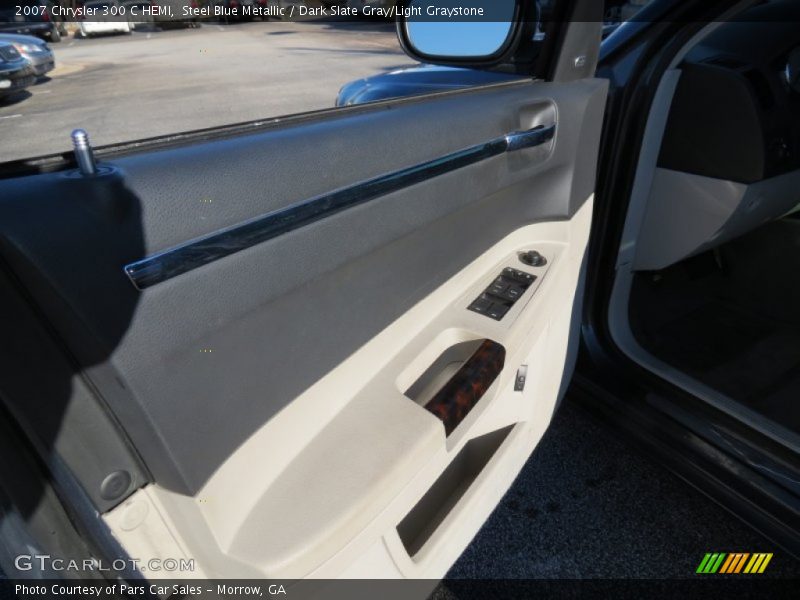 Steel Blue Metallic / Dark Slate Gray/Light Graystone 2007 Chrysler 300 C HEMI