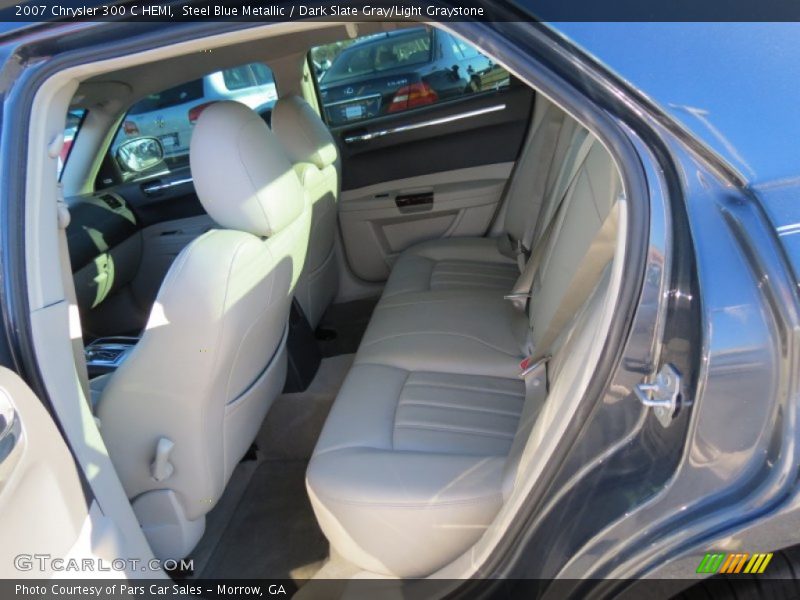 Steel Blue Metallic / Dark Slate Gray/Light Graystone 2007 Chrysler 300 C HEMI