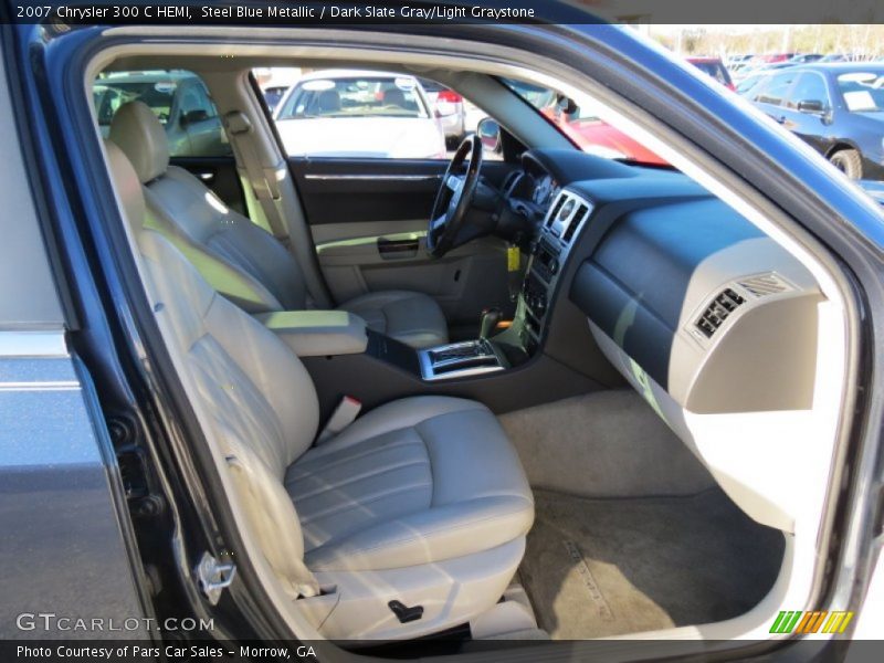 Steel Blue Metallic / Dark Slate Gray/Light Graystone 2007 Chrysler 300 C HEMI