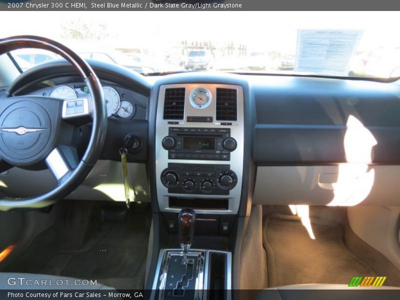 Steel Blue Metallic / Dark Slate Gray/Light Graystone 2007 Chrysler 300 C HEMI
