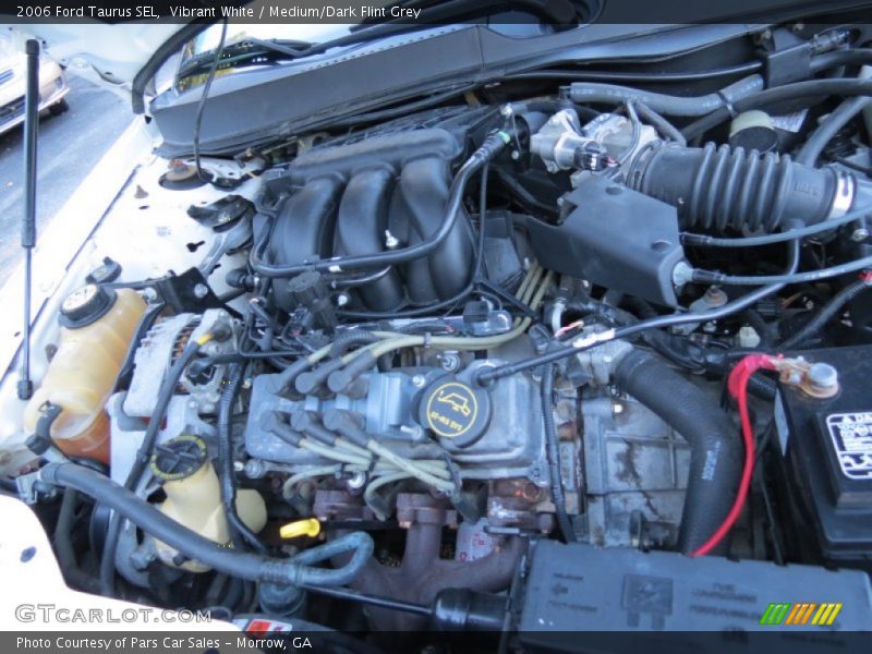 Vibrant White / Medium/Dark Flint Grey 2006 Ford Taurus SEL