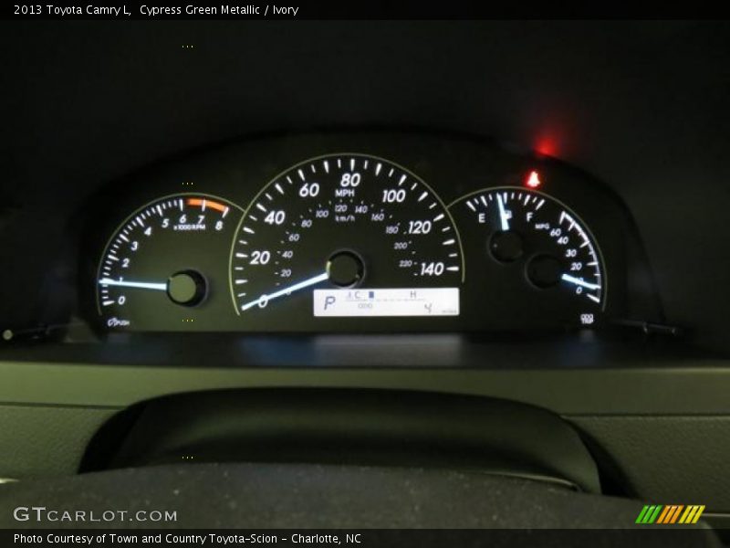 Cypress Green Metallic / Ivory 2013 Toyota Camry L