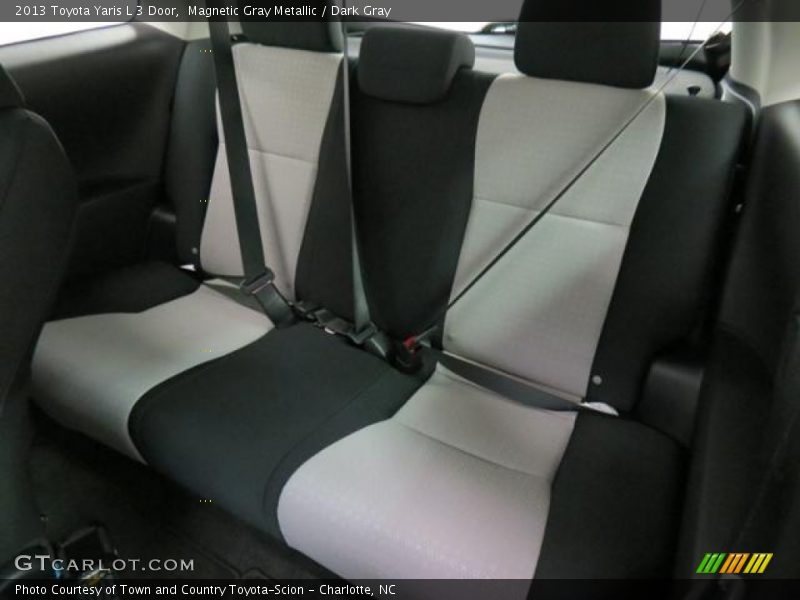 Magnetic Gray Metallic / Dark Gray 2013 Toyota Yaris L 3 Door
