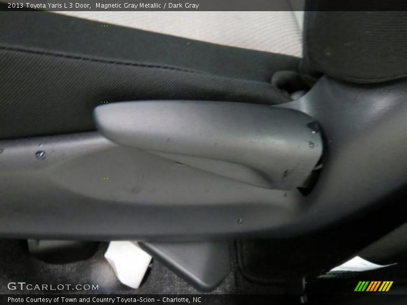 Magnetic Gray Metallic / Dark Gray 2013 Toyota Yaris L 3 Door