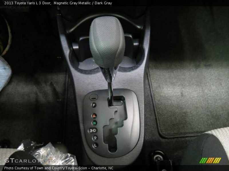 Magnetic Gray Metallic / Dark Gray 2013 Toyota Yaris L 3 Door