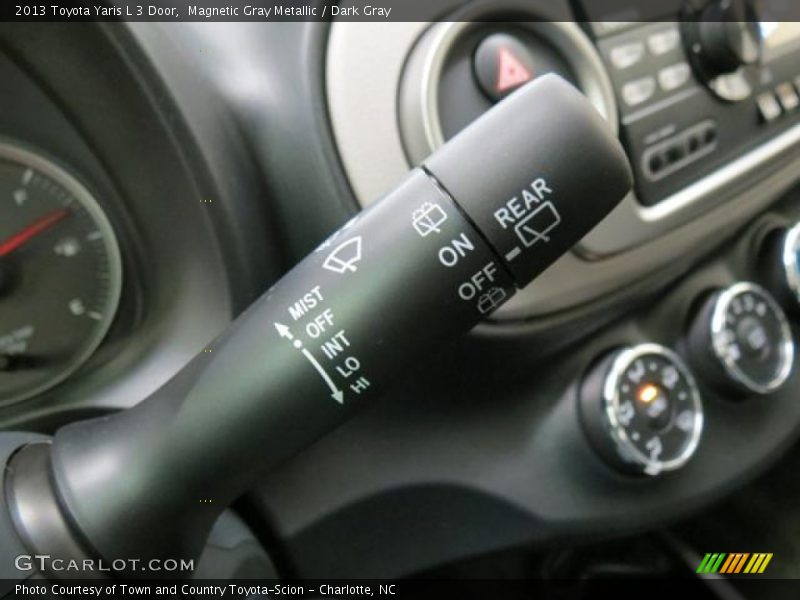Magnetic Gray Metallic / Dark Gray 2013 Toyota Yaris L 3 Door