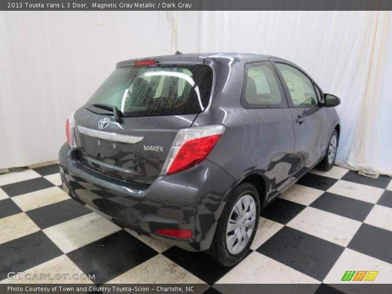 Magnetic Gray Metallic / Dark Gray 2013 Toyota Yaris L 3 Door