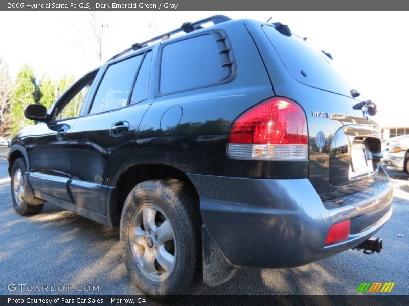 Dark Emerald Green / Gray 2006 Hyundai Santa Fe GLS