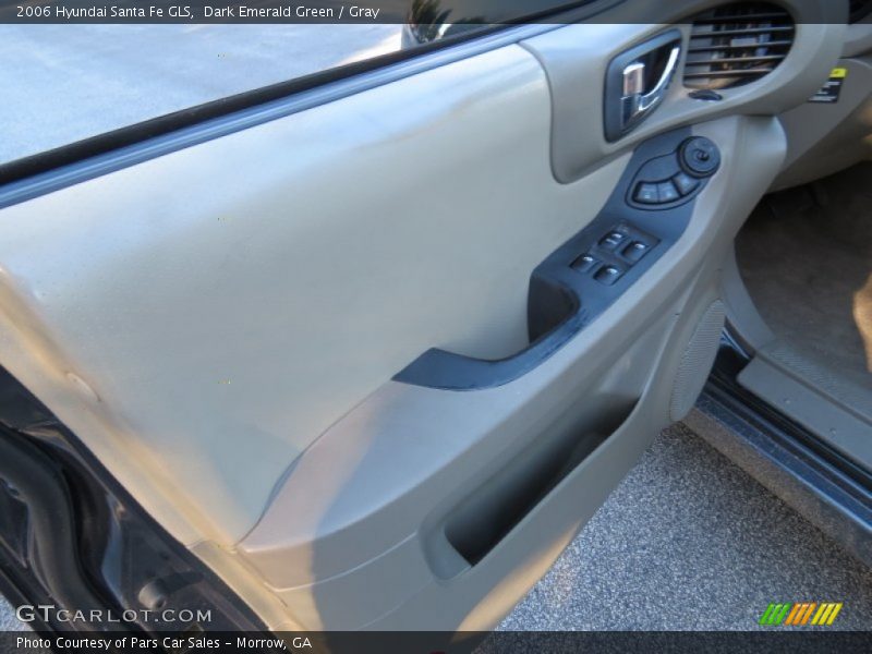 Dark Emerald Green / Gray 2006 Hyundai Santa Fe GLS