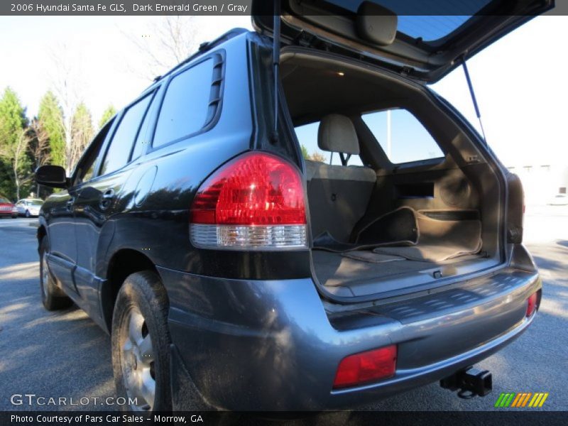 Dark Emerald Green / Gray 2006 Hyundai Santa Fe GLS