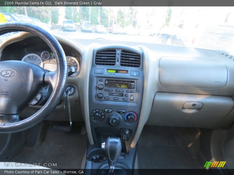 Dark Emerald Green / Gray 2006 Hyundai Santa Fe GLS