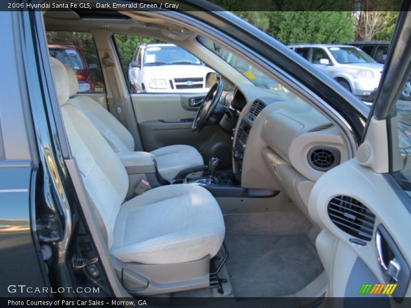 Dark Emerald Green / Gray 2006 Hyundai Santa Fe GLS