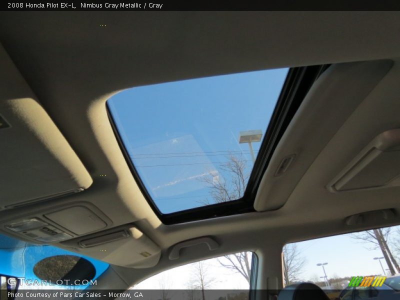 Nimbus Gray Metallic / Gray 2008 Honda Pilot EX-L