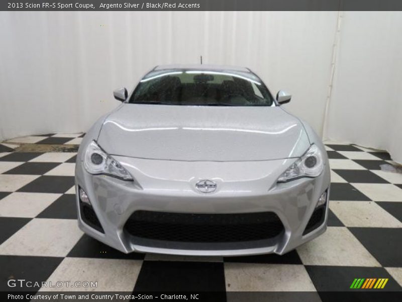 Argento Silver / Black/Red Accents 2013 Scion FR-S Sport Coupe