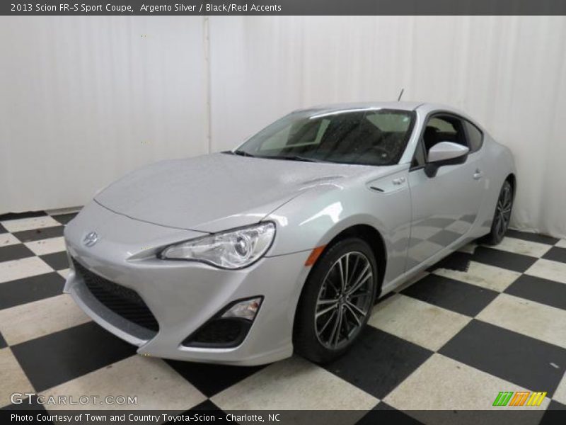 Argento Silver / Black/Red Accents 2013 Scion FR-S Sport Coupe