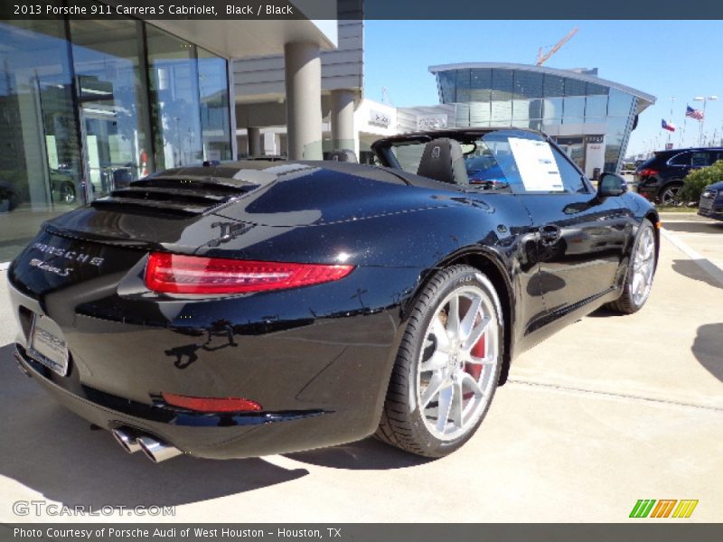 Black / Black 2013 Porsche 911 Carrera S Cabriolet