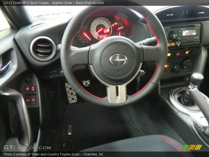 Argento Silver / Black/Red Accents 2013 Scion FR-S Sport Coupe