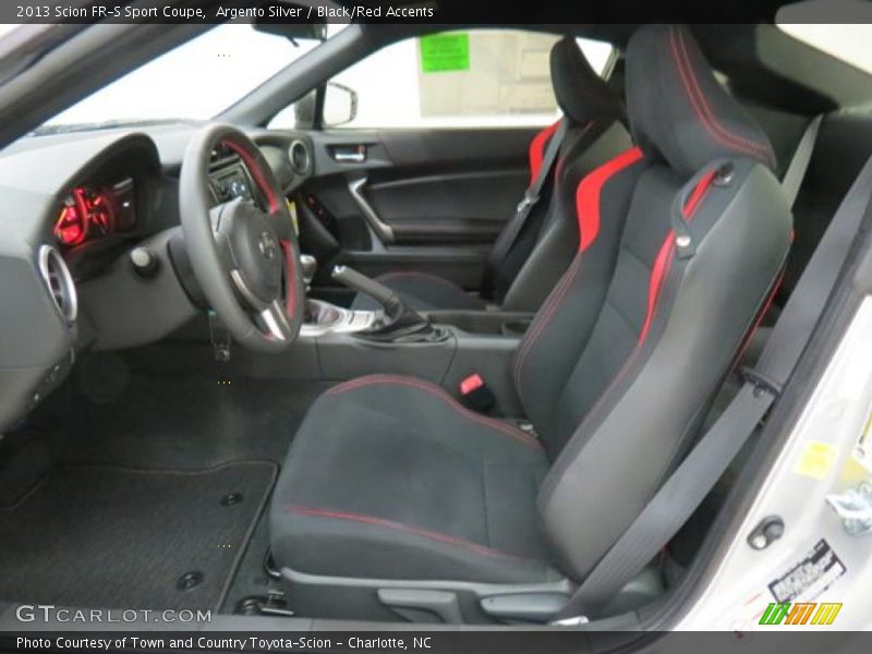 Argento Silver / Black/Red Accents 2013 Scion FR-S Sport Coupe