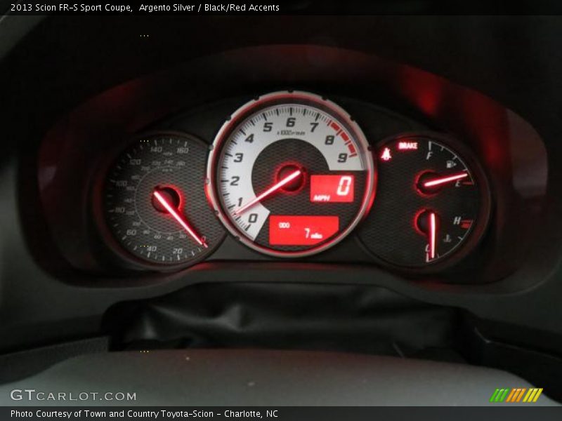 Argento Silver / Black/Red Accents 2013 Scion FR-S Sport Coupe