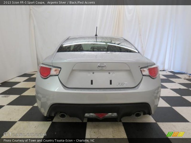 Argento Silver / Black/Red Accents 2013 Scion FR-S Sport Coupe