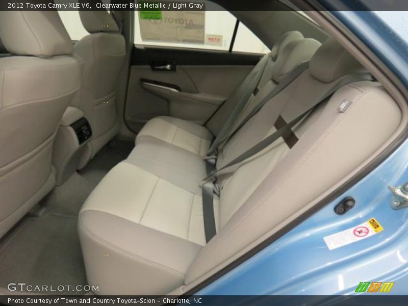 Clearwater Blue Metallic / Light Gray 2012 Toyota Camry XLE V6