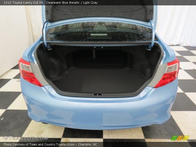 Clearwater Blue Metallic / Light Gray 2012 Toyota Camry XLE V6