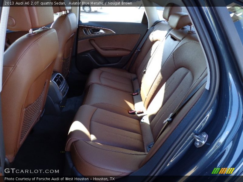 Aviator Blue Metallic / Nougat Brown 2013 Audi A6 2.0T quattro Sedan