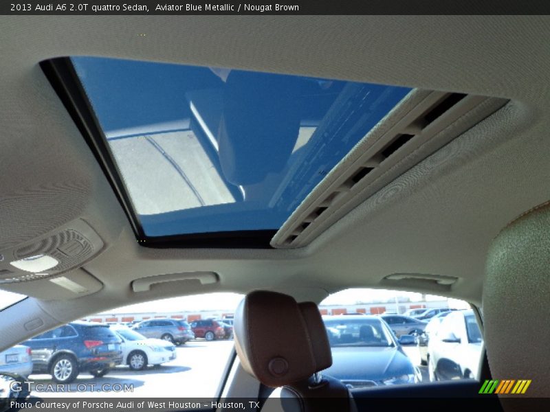 Aviator Blue Metallic / Nougat Brown 2013 Audi A6 2.0T quattro Sedan