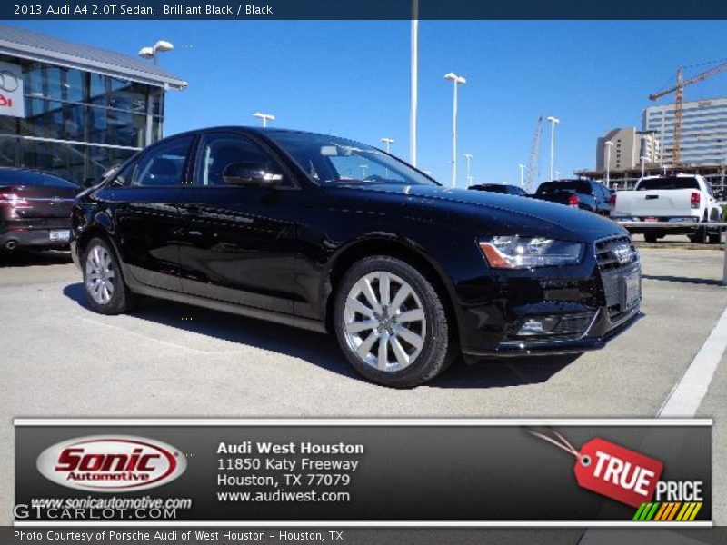 Brilliant Black / Black 2013 Audi A4 2.0T Sedan