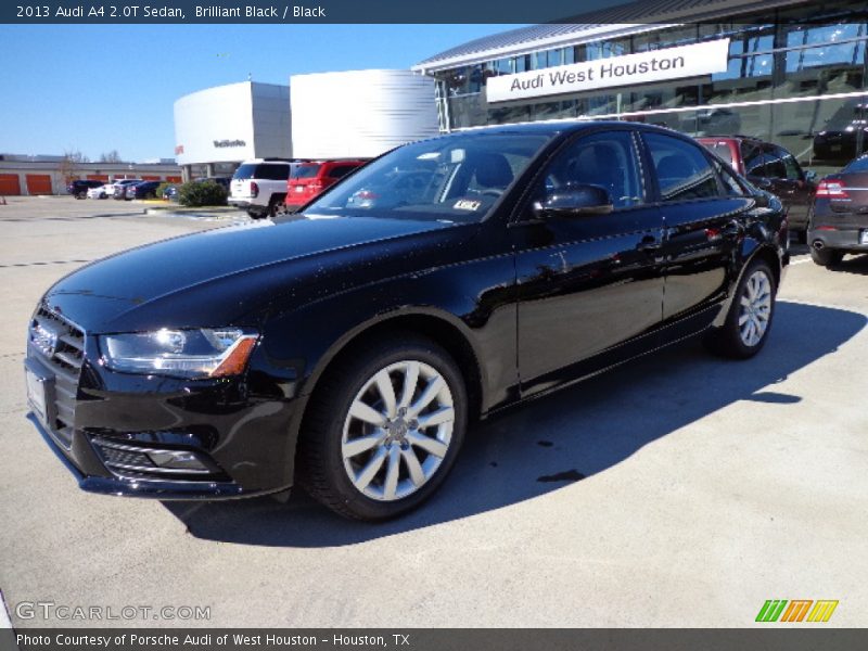 Brilliant Black / Black 2013 Audi A4 2.0T Sedan