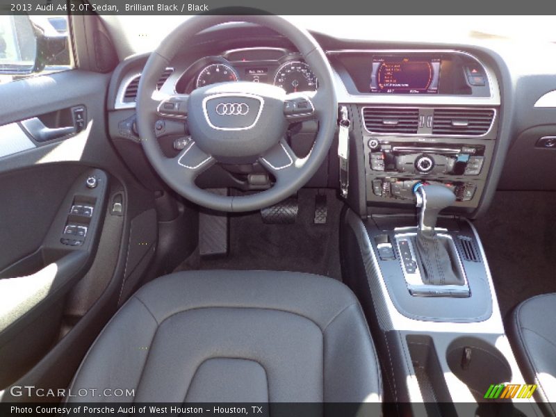 Brilliant Black / Black 2013 Audi A4 2.0T Sedan
