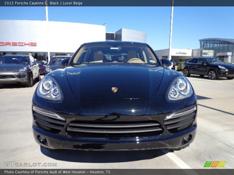 Black / Luxor Beige 2013 Porsche Cayenne S