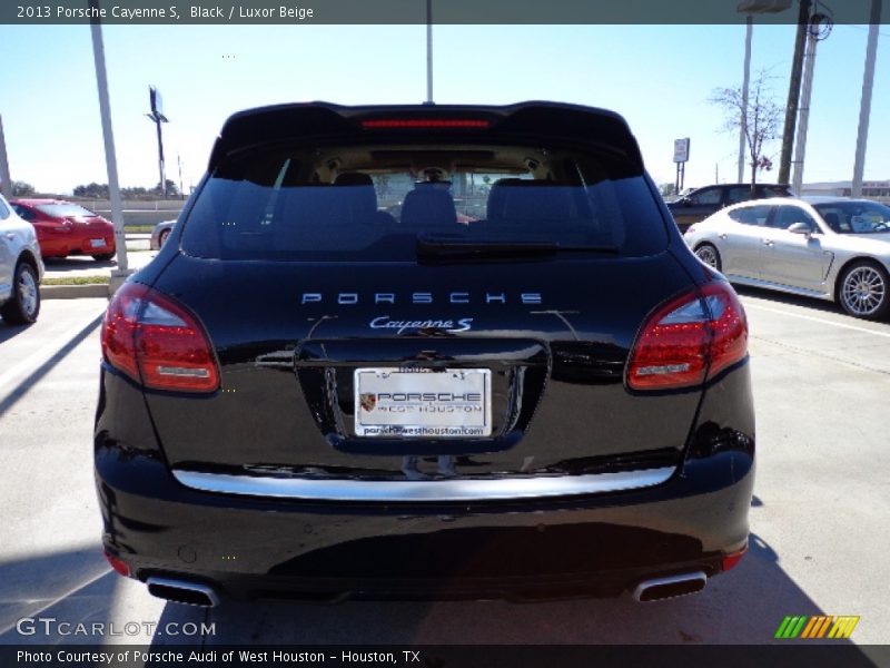 Black / Luxor Beige 2013 Porsche Cayenne S