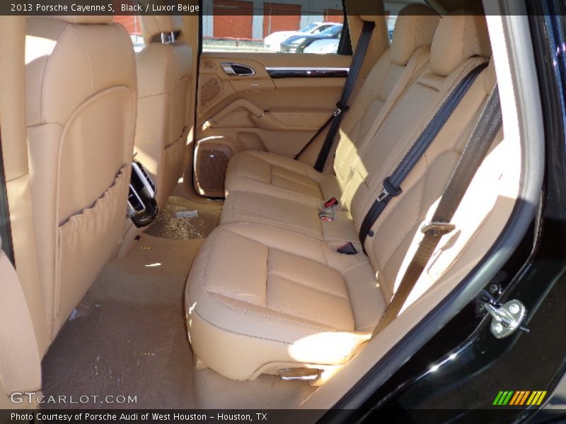 Rear Seat of 2013 Cayenne S