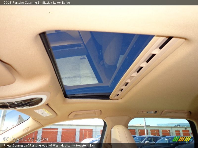 Black / Luxor Beige 2013 Porsche Cayenne S