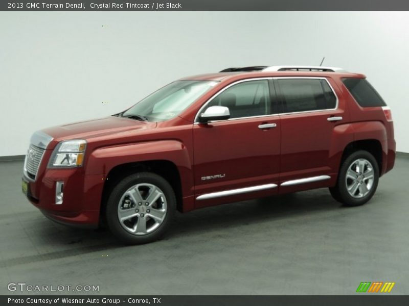 Crystal Red Tintcoat / Jet Black 2013 GMC Terrain Denali