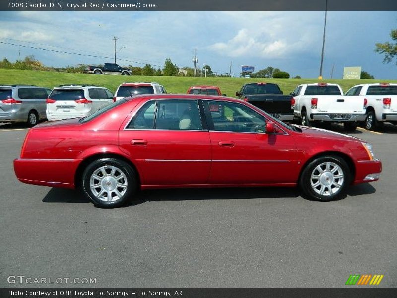 Crystal Red / Cashmere/Cocoa 2008 Cadillac DTS