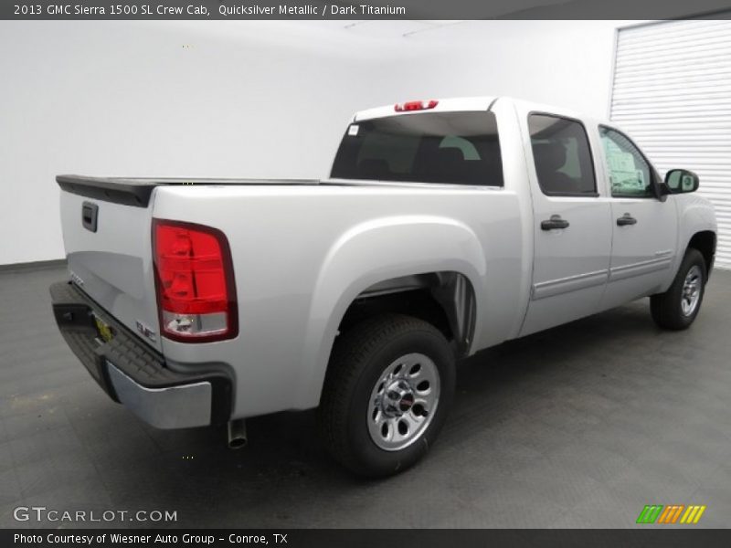 Quicksilver Metallic / Dark Titanium 2013 GMC Sierra 1500 SL Crew Cab